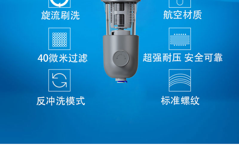 水立洁,水立洁净水器,前置过滤器